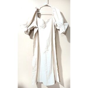 COTTAGECORE Prem Poof Sleeve Midi XXL